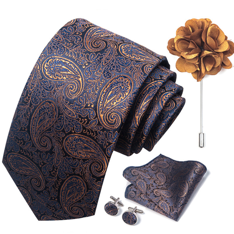 Men's Tie Suit Pocket Square Combo 8 - Image 5