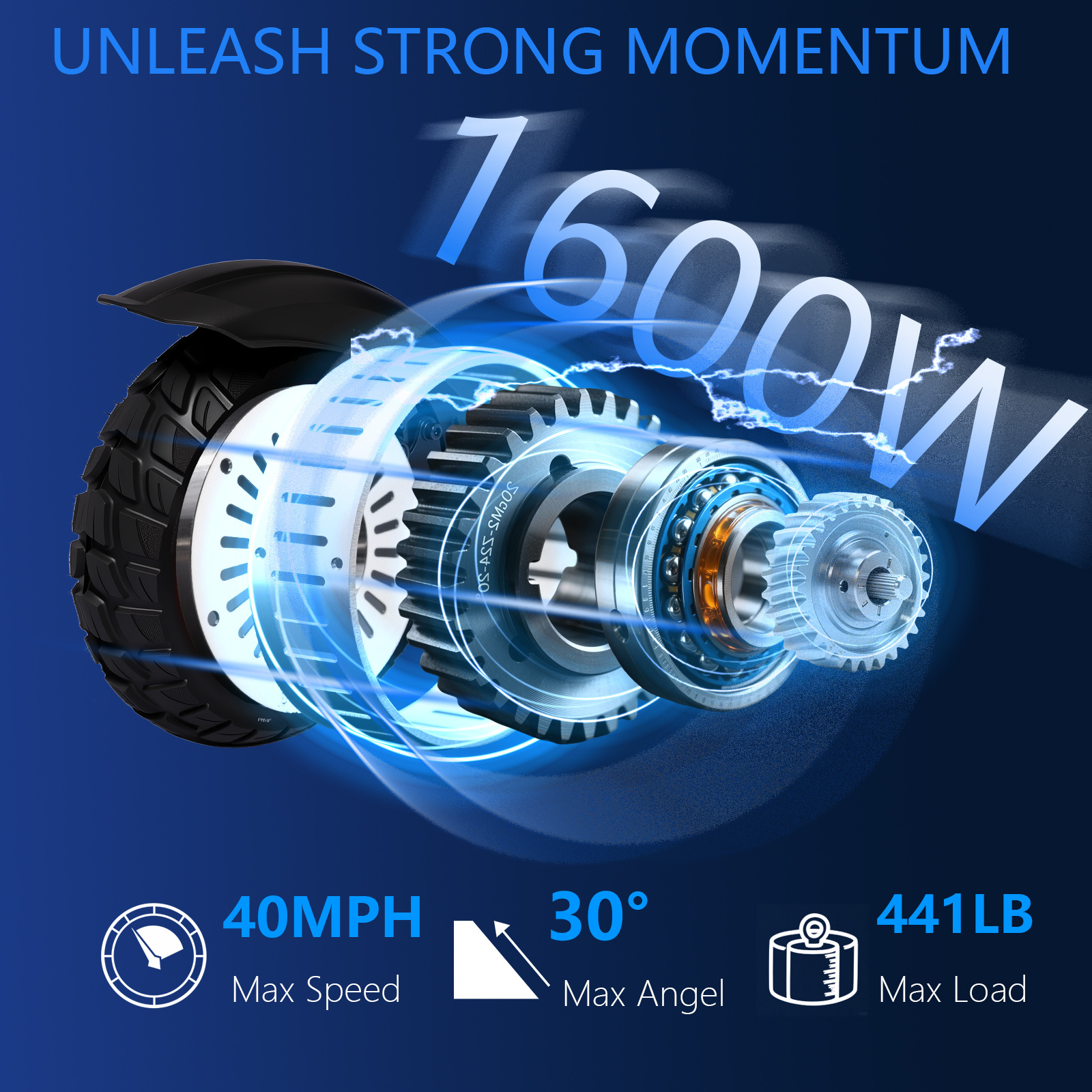 K11 High Power Off-road Electric Scooter - Image 5