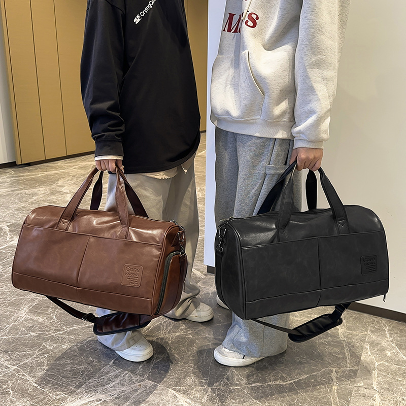 Men's Retro High-Capacity Fashionable Shoulder Organizer Bag - Image 4
