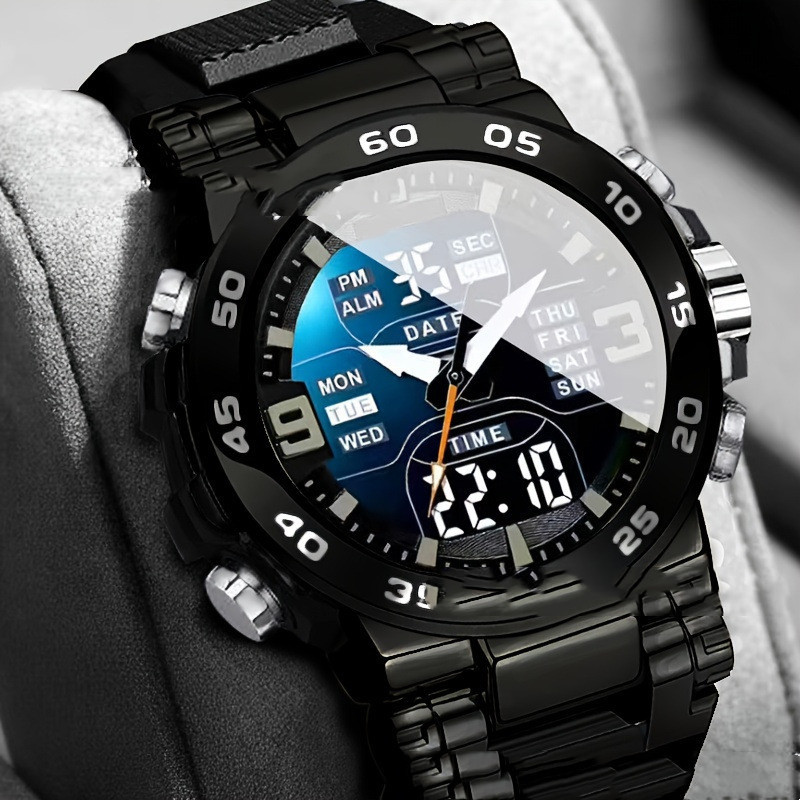 Waterproof Electronic Watch For Outdoor Sports Trendy And Glow-in-the-dark - Image 2