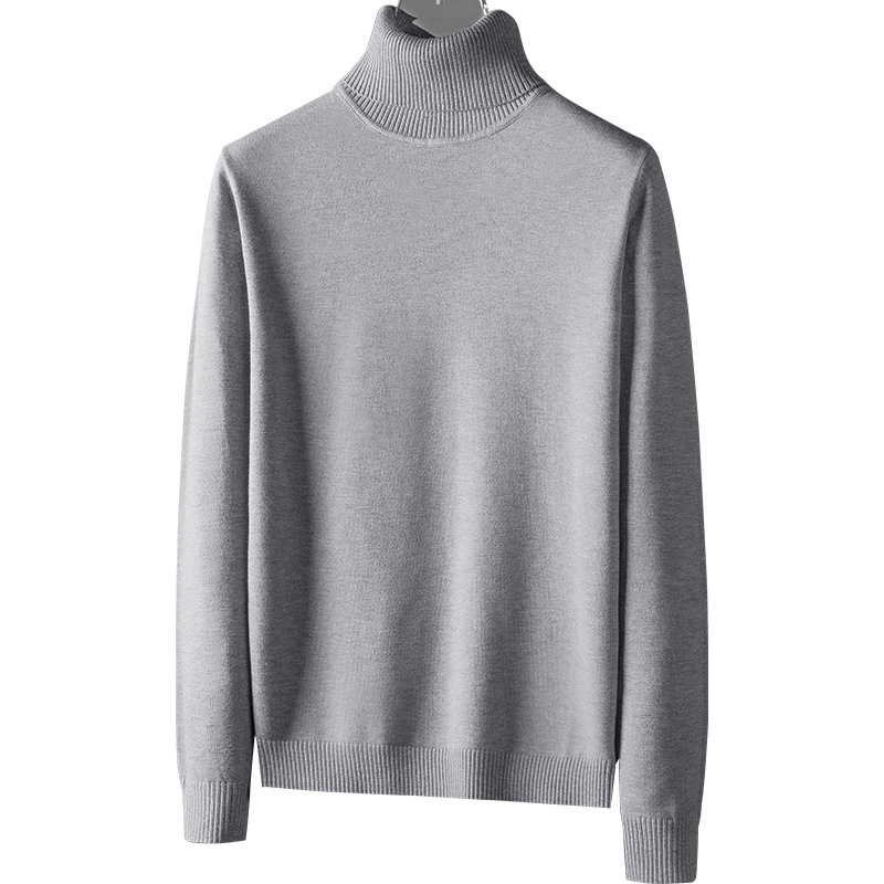 Mens Thermal Turtleneck Sweater For Layering Under Knitwear - Image 4
