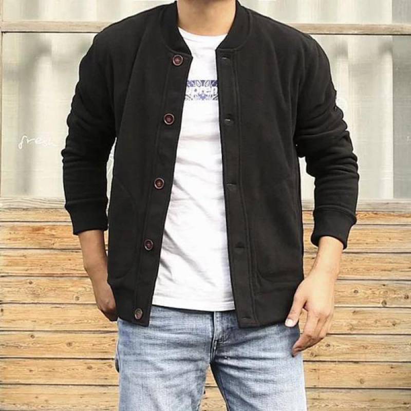 Autumn Winter Retro Double-sided Polar Fleece Jacket Men - Image 3