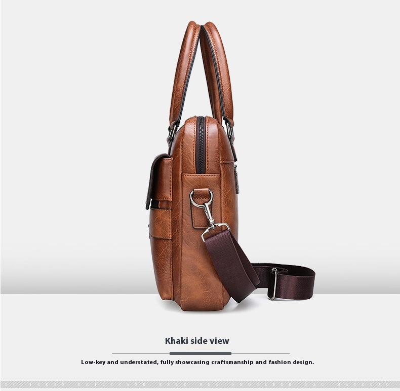 Laptop Men's Briefcase Computer Crossbody Business - Image 4