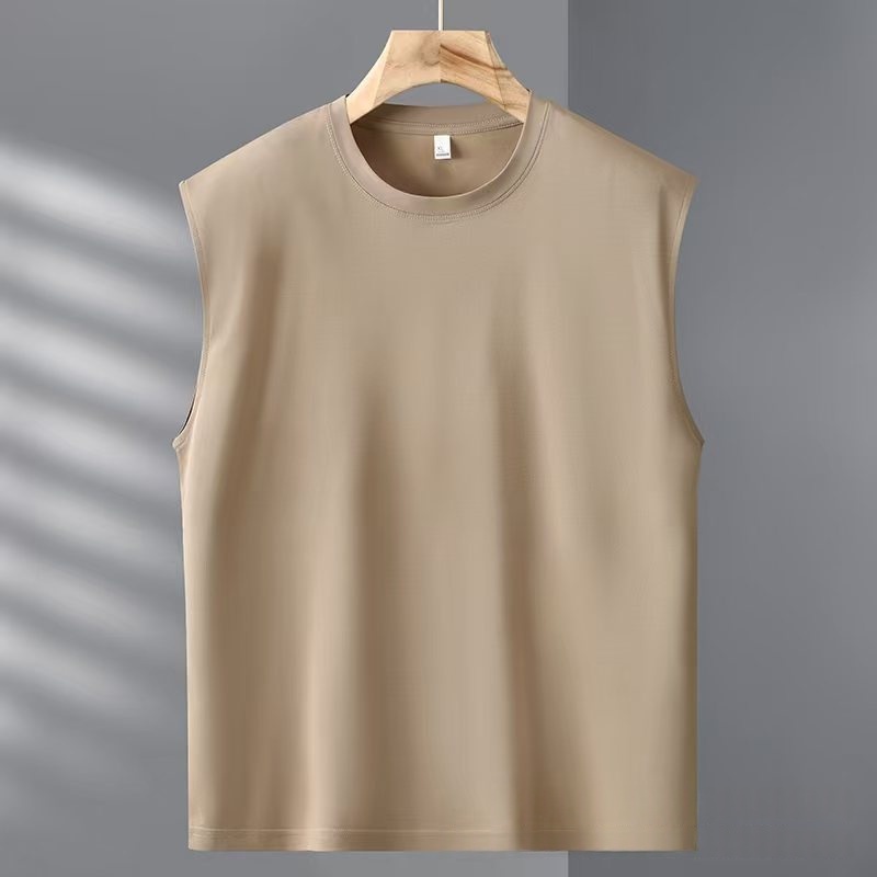 Solid-color Vest Sleeveless Cotton T-shirt - Image 7