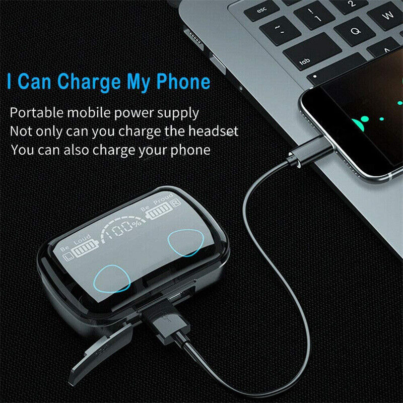 TWS Wireless 5.1 Waterproof Bluetooth Sports Waterproof Earphones - Image 6