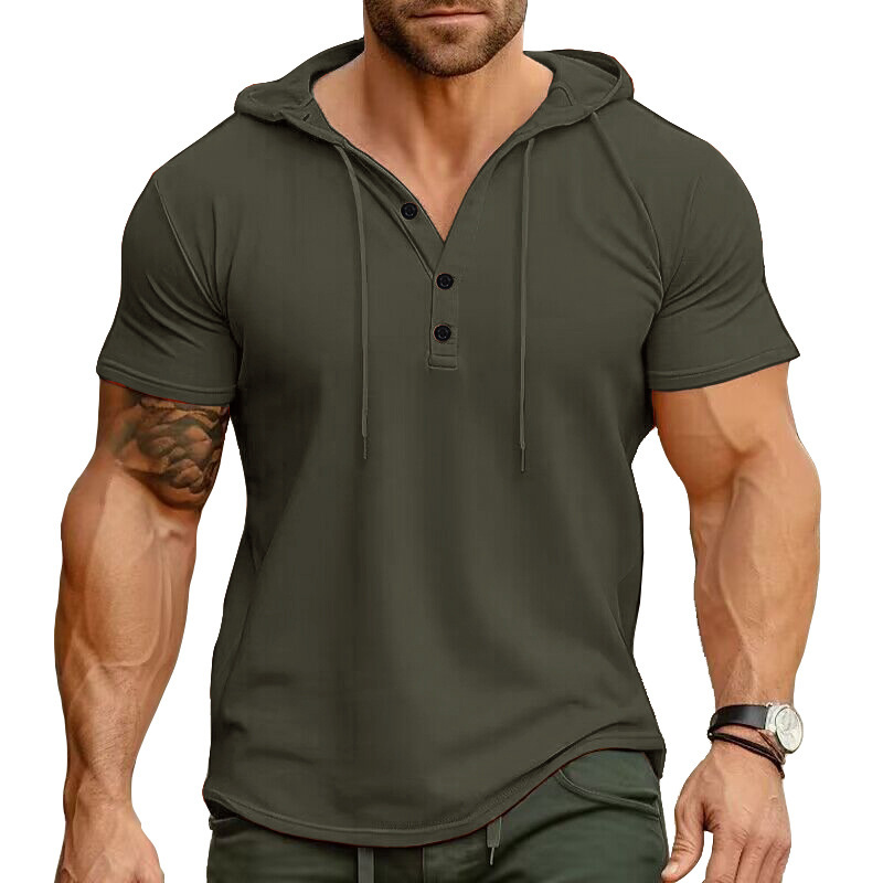 Cross-border Mens Sportswear Fitness Short-sleeve T-shirt - Image 5