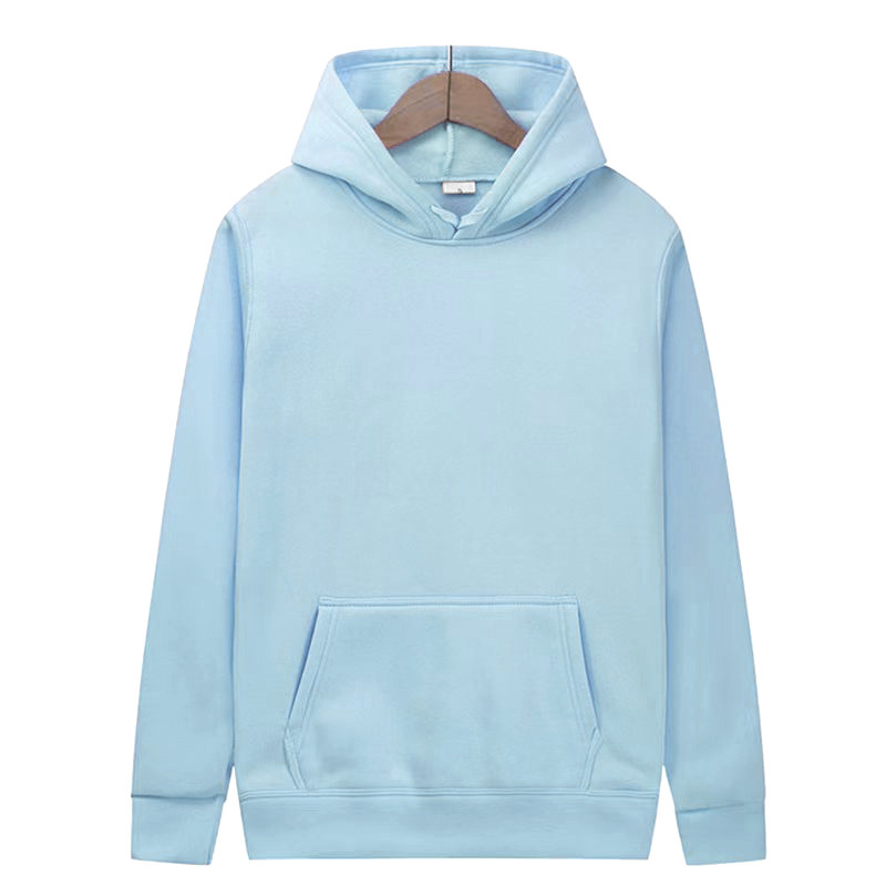 Mens And Womens Solid-color Plain Hoodies - Image 3
