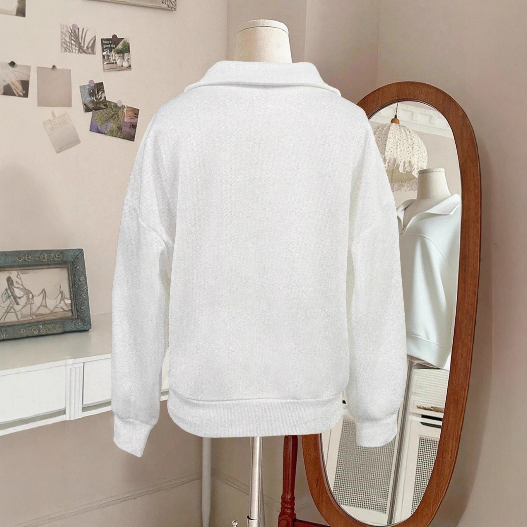 Spring And Autumn New Zipper Sweater - Image 4