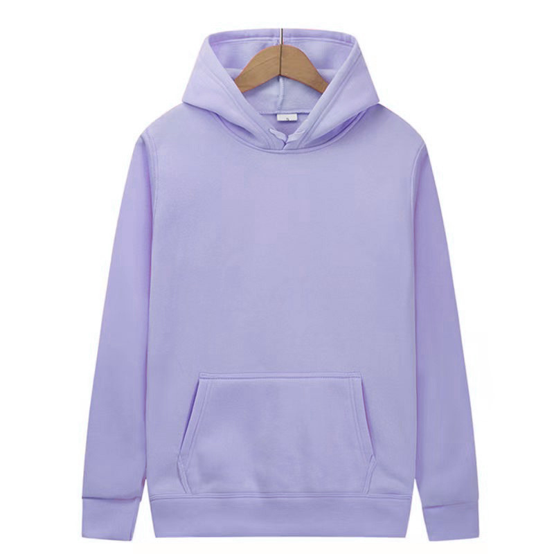 Mens And Womens Solid-color Plain Hoodies - Image 2