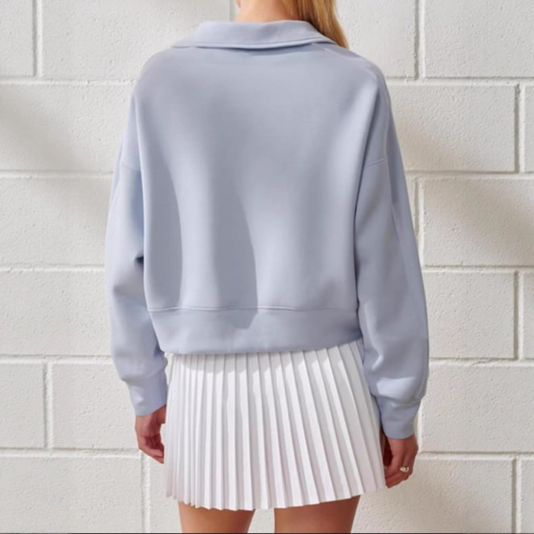 V-neck Pullover Long Sleeve Women's Clothing Fashion Casual Exercise - Image 3