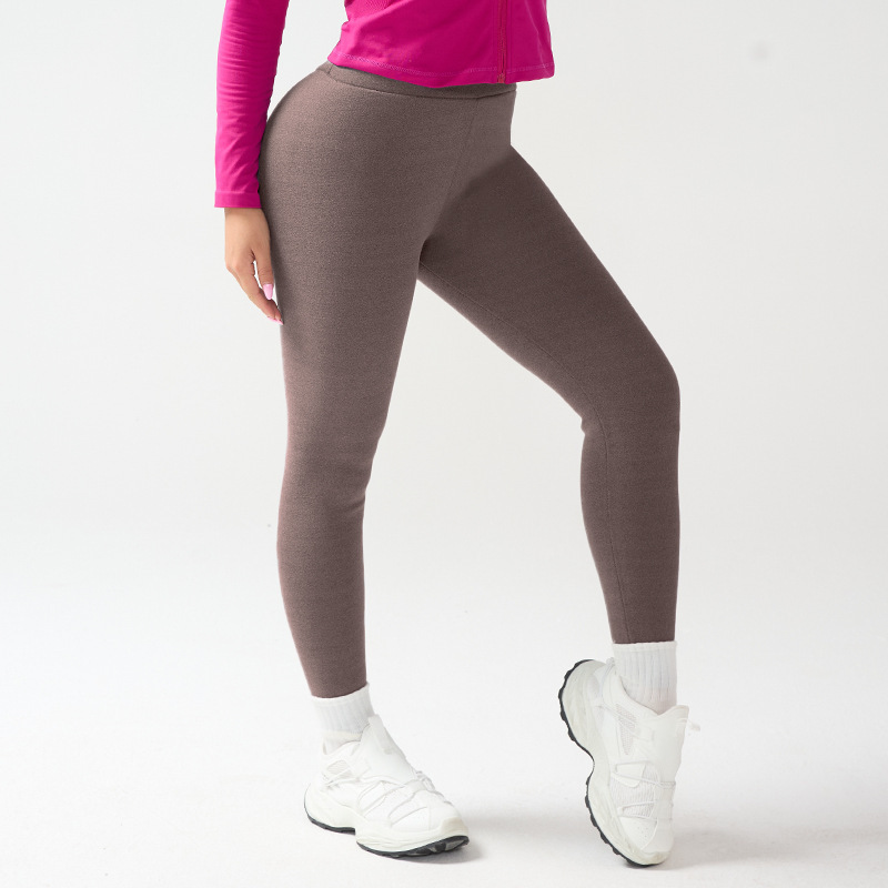 Tight-fitting Leggings Worn As Outerwear Stretchy High-waisted Butt-lifting Yoga Pants Plus Size - Image 5