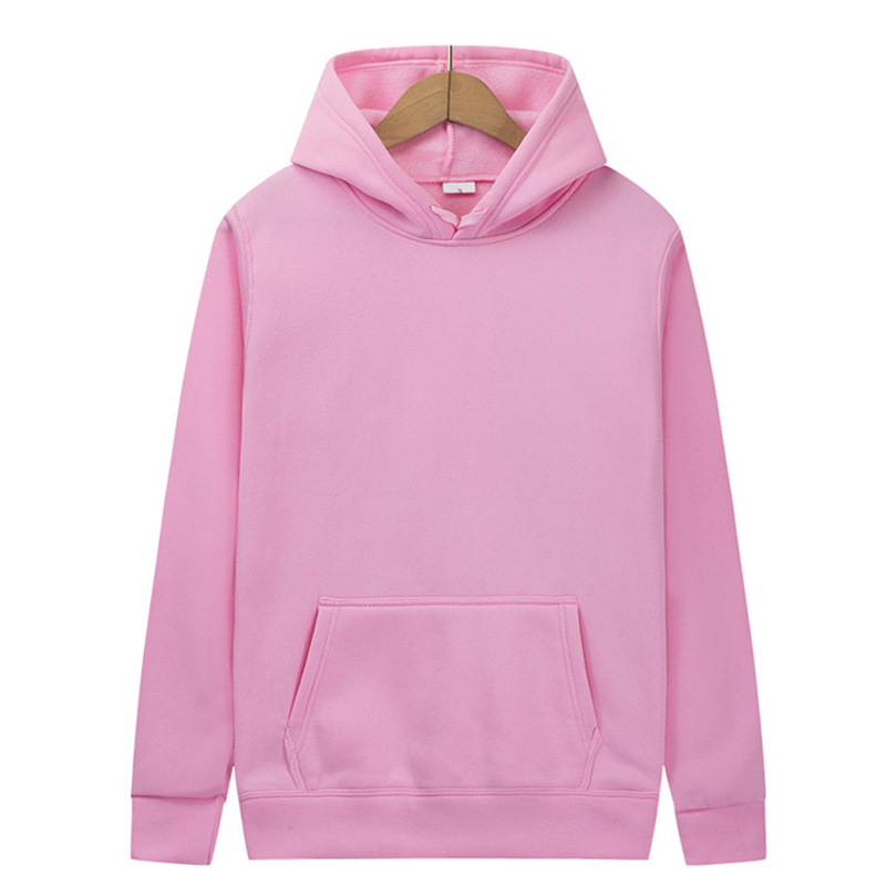 Mens And Womens Solid-color Plain Hoodies - Image 4