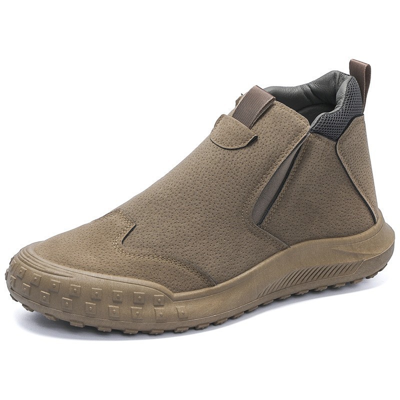 New Side Zipper Men's Waterproof Work Shoes - Image 5