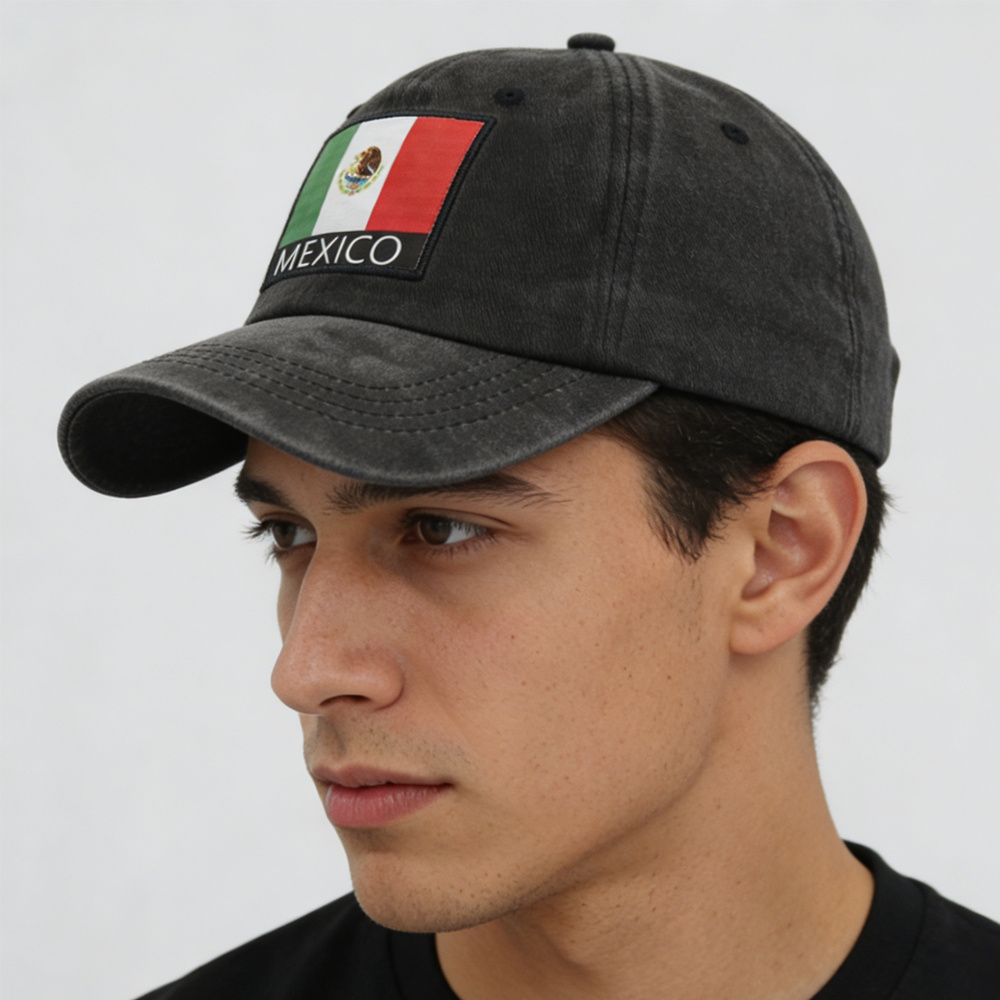 Mexico Hats For Women Men,Mexican Flag Baseball Cap, Fathers Day Patriotic Christmas Birthday Gifts For Dad Mom Papa Mama Grandpa Husband Wife - Image 7
