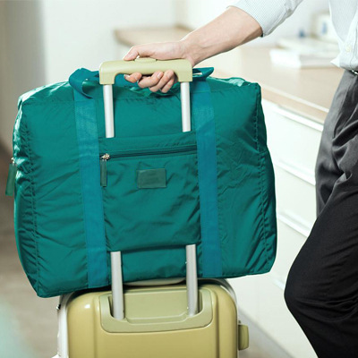 Folding Travel Buggy Bag Unisex Jacquard Bag Clothes Bag - Image 4