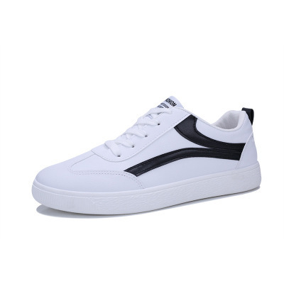 Casual Color Matching Men's Shoes All-Match White Shoes - Image 5