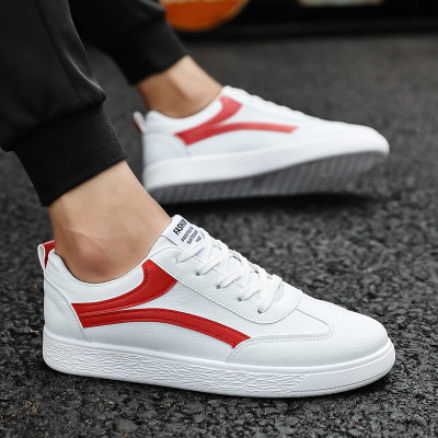Casual Color Matching Men's Shoes All-Match White Shoes - Image 6