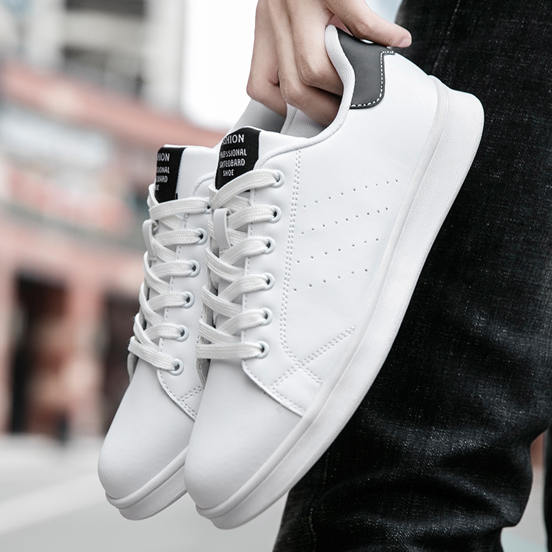 Fashion Sneakers Men's Breathable Sports Casual Shoes Round Toe Low Top Sneakers - Image 7