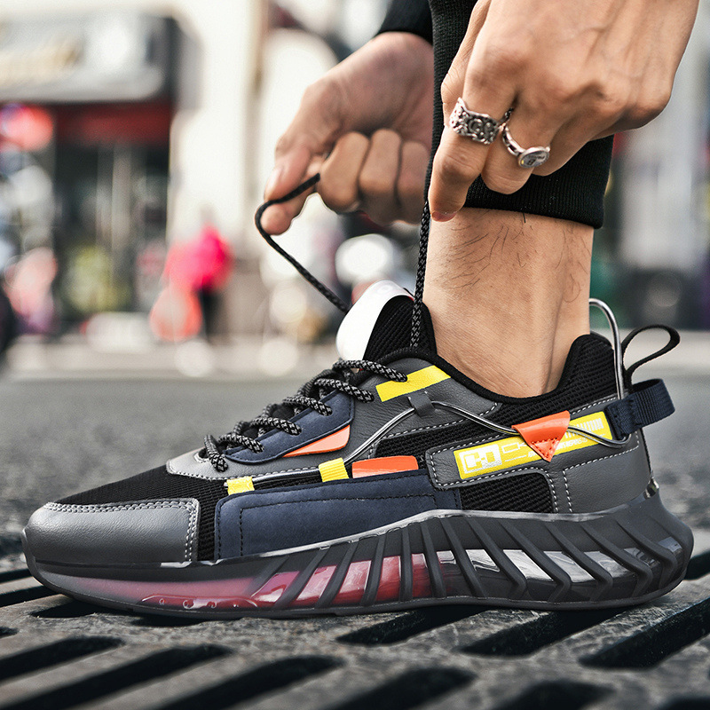 Men's Shoes Summer Breathable Running Soft Bottom Shock Absorption - Image 2