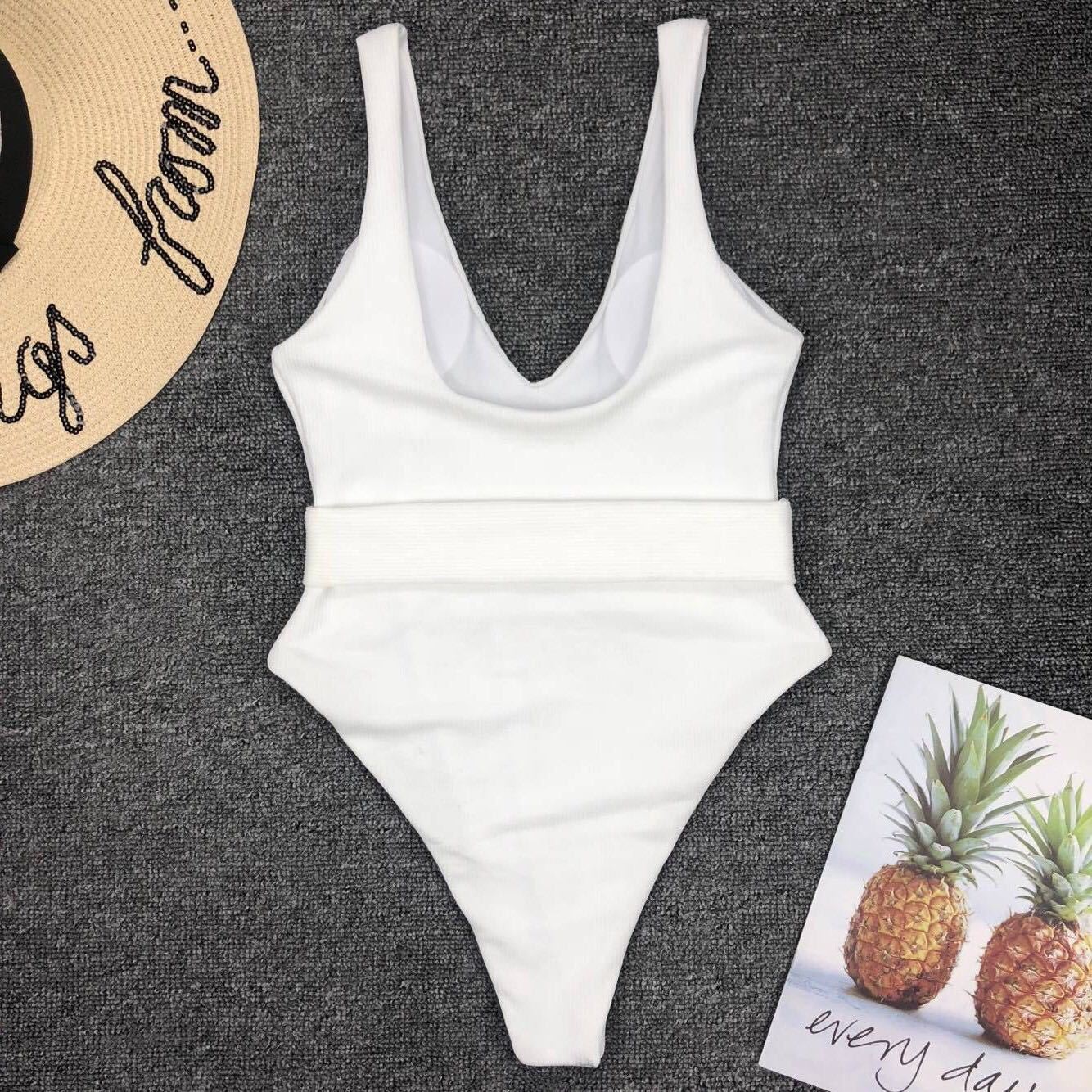 Women White Swimsuit - Image 3