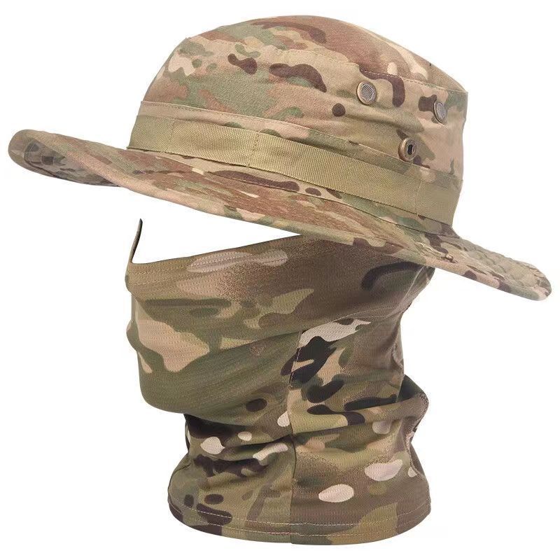 Outdoor Mountaineering Camping Fishing Sun-proof Bucket Hat Mask - Image 5