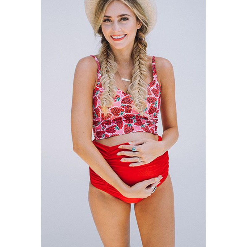 Pregnant women high waist swimwear - Image 3