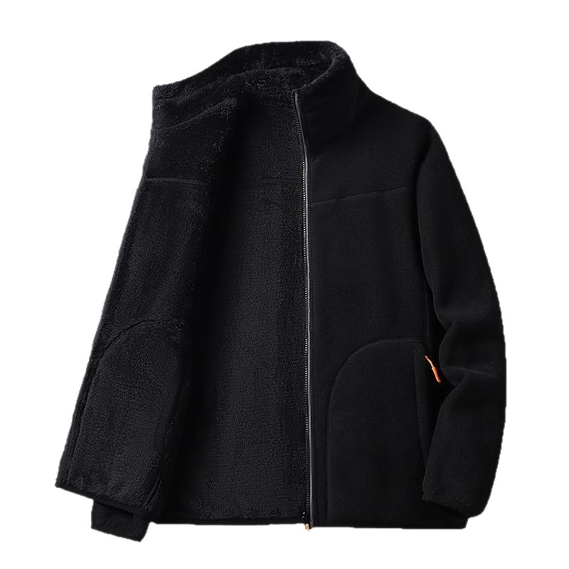 Double-sided Coral Fleece And Double-sided Polar Fleece Jacket - Image 6
