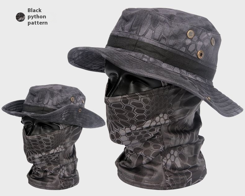 Outdoor Mountaineering Camping Fishing Sun-proof Bucket Hat Mask - Image 8