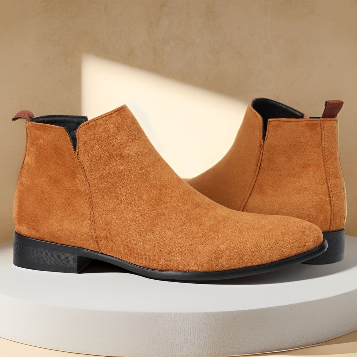 Fashion European And American Style Men's Short Boots - Image 4