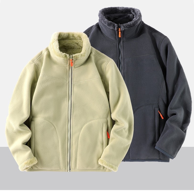 Double-sided Coral Fleece And Double-sided Polar Fleece Jacket - Image 9