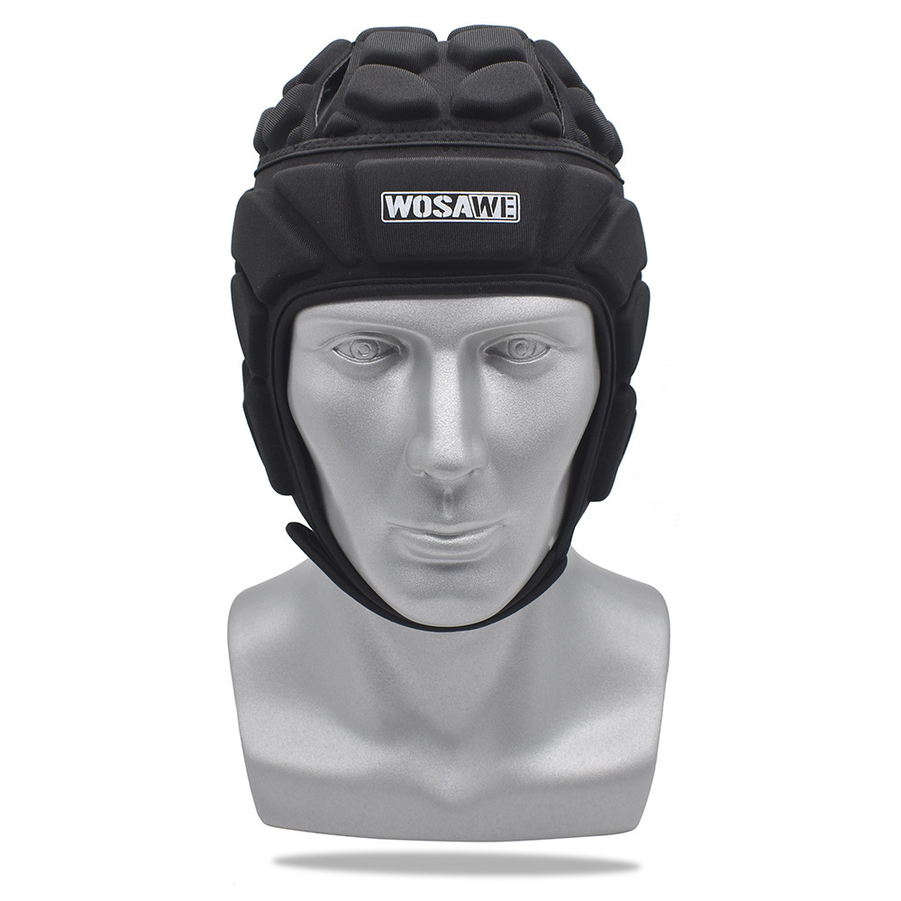 Football Goalkeeper Goalkeeper Rugby Roller Skating Snowboard Head Riding Helmet Cap - Image 5