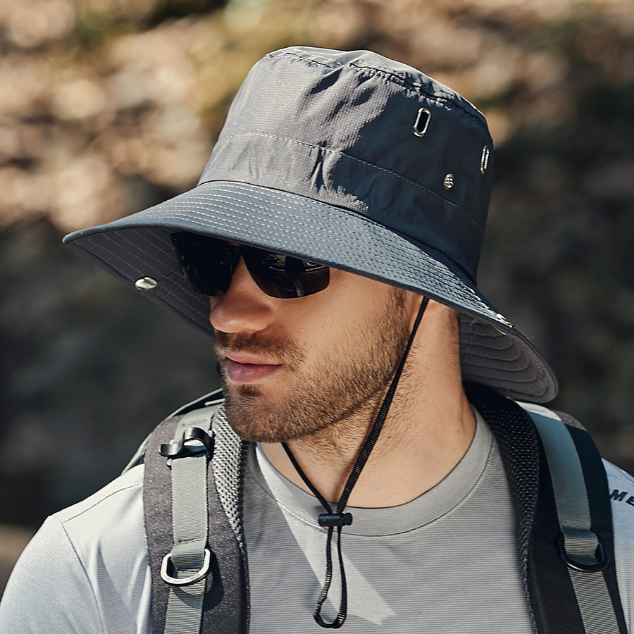 Summer New Men's Sun-shade Big Brim Sun Protection Hat - Image 4