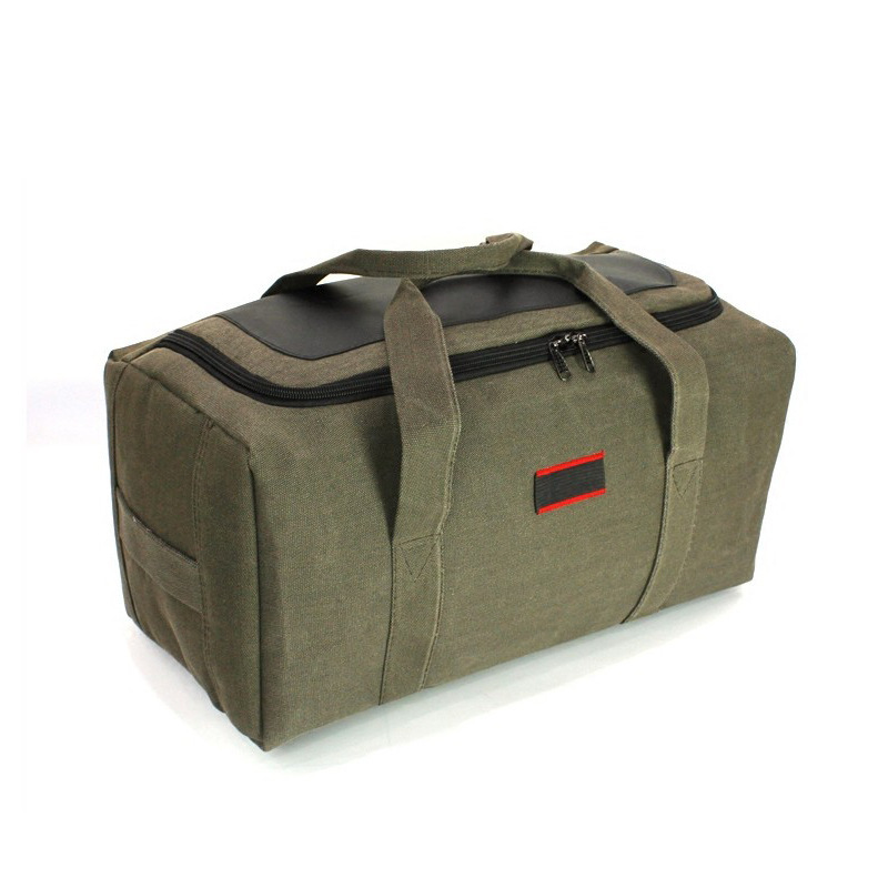 Large Capacity Canvas Hand Luggage Bag Travel Bag Men's Moving Big Bag - Image 5