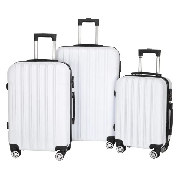 3-in-1 Multifunctional Large Capacity Traveling Storage Suitcase White - Image 2