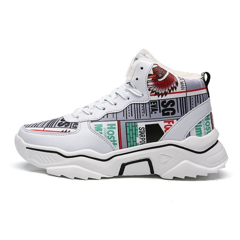 Sports casual men's shoes Korean board shoes - Image 3