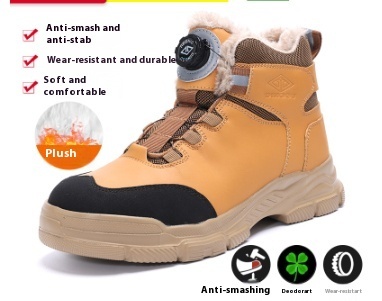 High Top Safety Shoes For Men All Seasons Anti-smash And Anti-puncture - Image 4