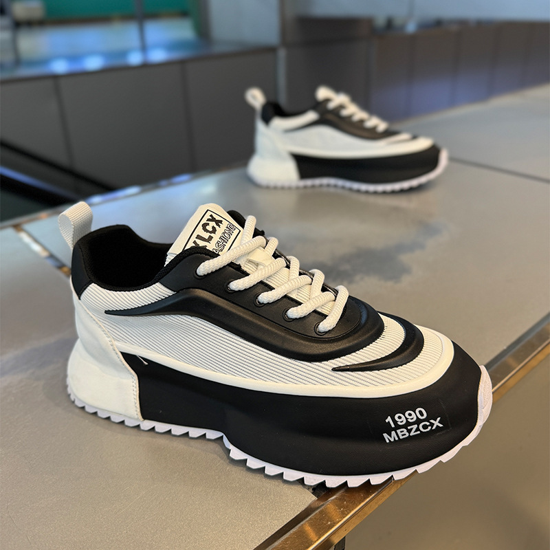 Spring And Summer Argan Running Sneaker Teenagers High-grade Fashion Brand Thick Bottom Increased - Image 10