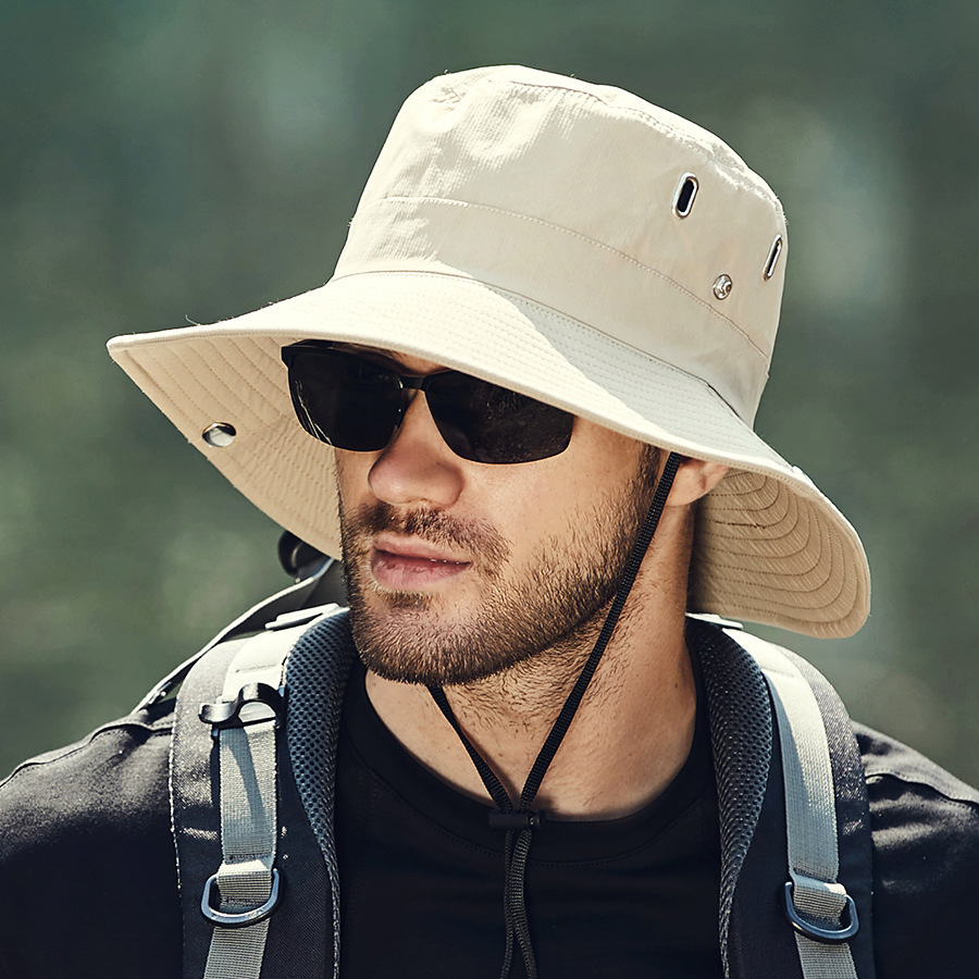 Summer New Men's Sun-shade Big Brim Sun Protection Hat - Image 3
