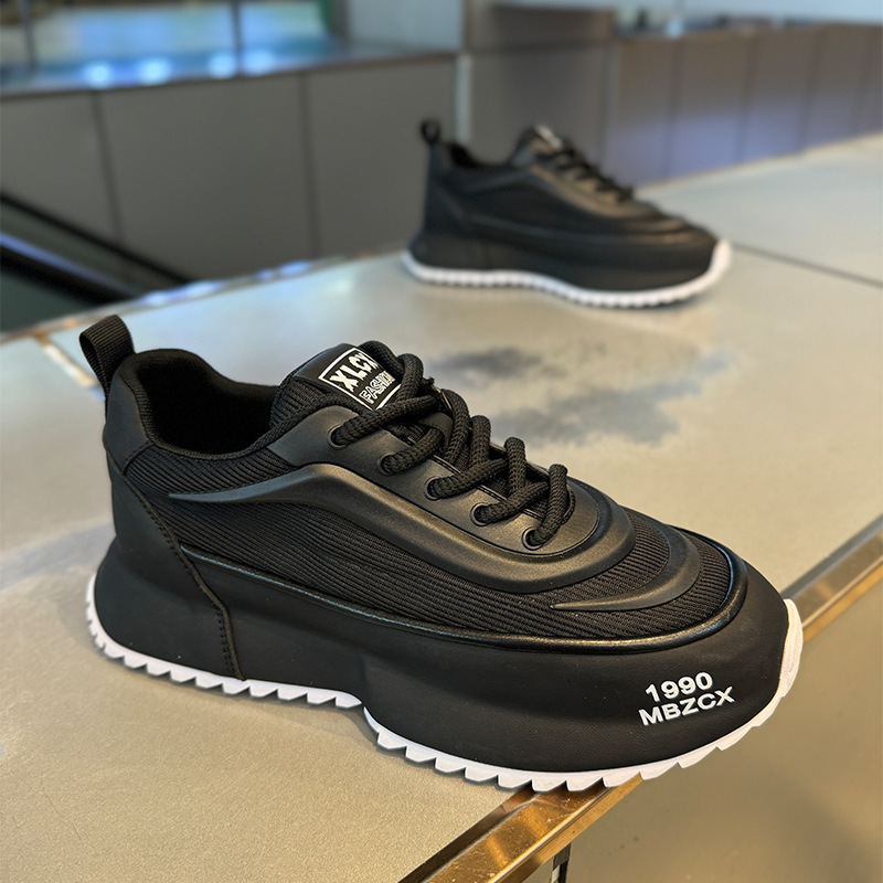 Spring And Summer Argan Running Sneaker Teenagers High-grade Fashion Brand Thick Bottom Increased - Image 7