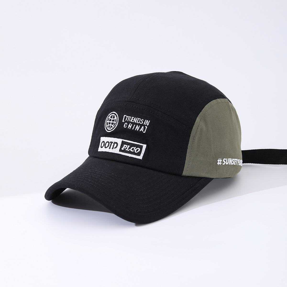Men's Embroidered Icon Patchwork Letter Adjustable All-purpose Fashionable Baseball Cap Suitable For Outdoor Sun Protection, Hiking, Trekking And Fishing. - Image 6