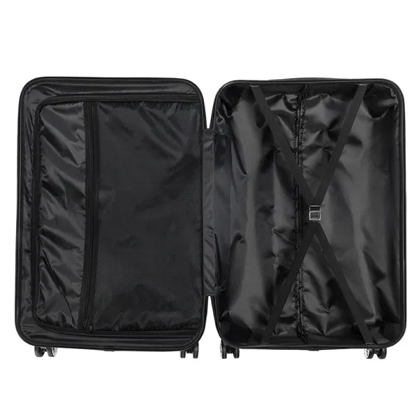 3-in-1 Portable ABS Trolley Case 20inch 24inch 28inch Orange - Image 2