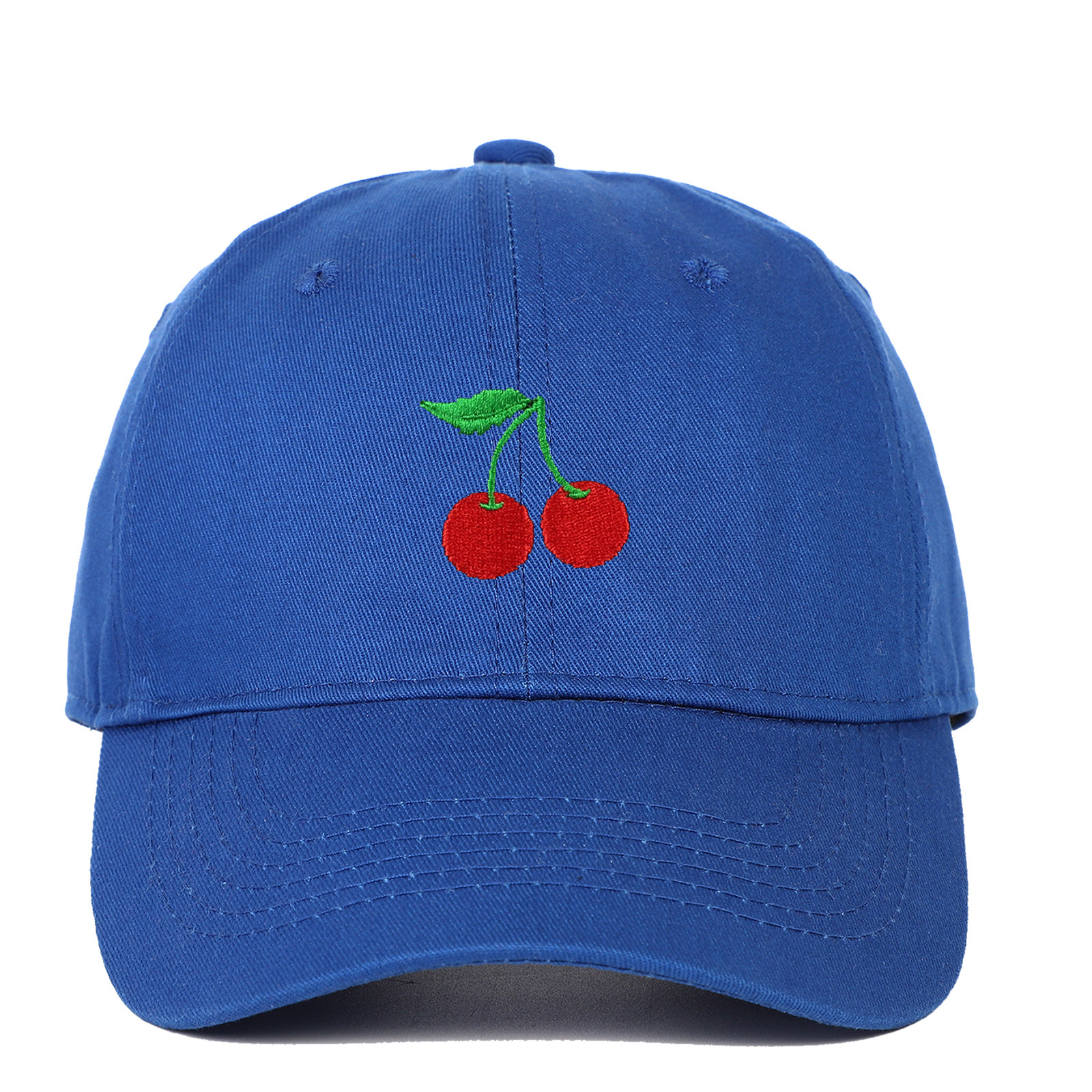 Cherry Embroidered Peaked Cap Outdoor Travel Sun-shade Sun Protection Hat - Image 2