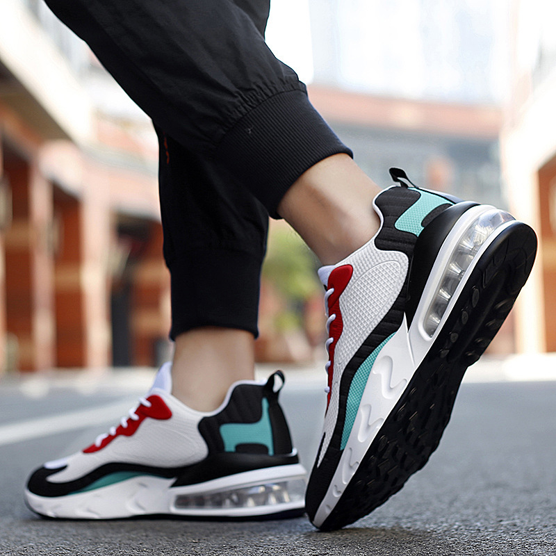 Low-Cut Fashion Trend Color Matching Air Cushion Men's Shoes - Image 3