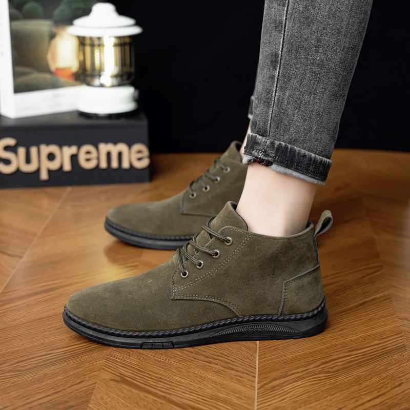 British Style Outdoor Student Casual High-top All-matching Trendy Men's Martin Boots - Image 4