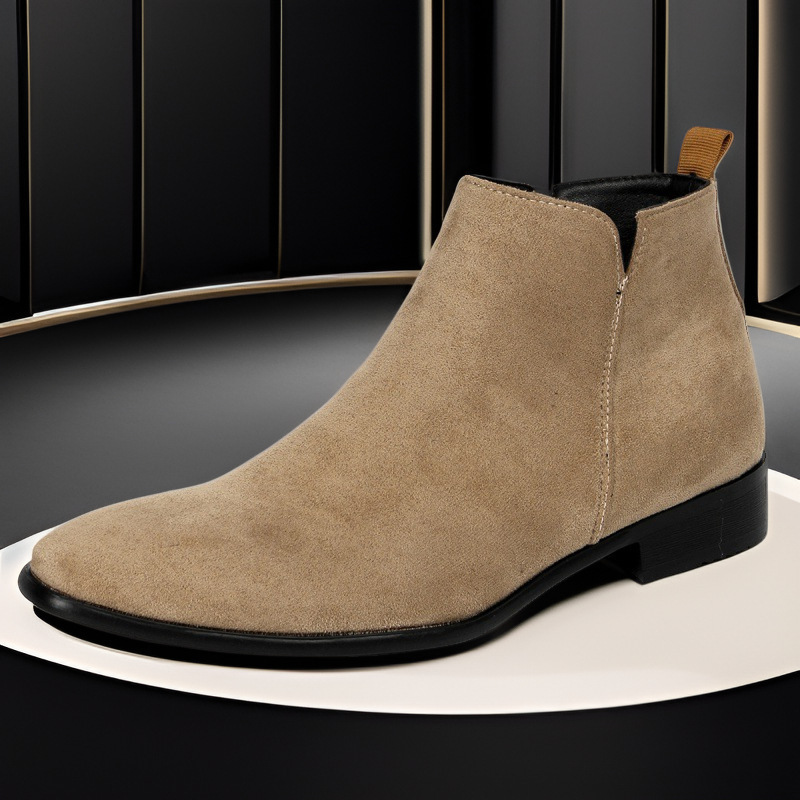 Fashion European And American Style Men's Short Boots - Image 7