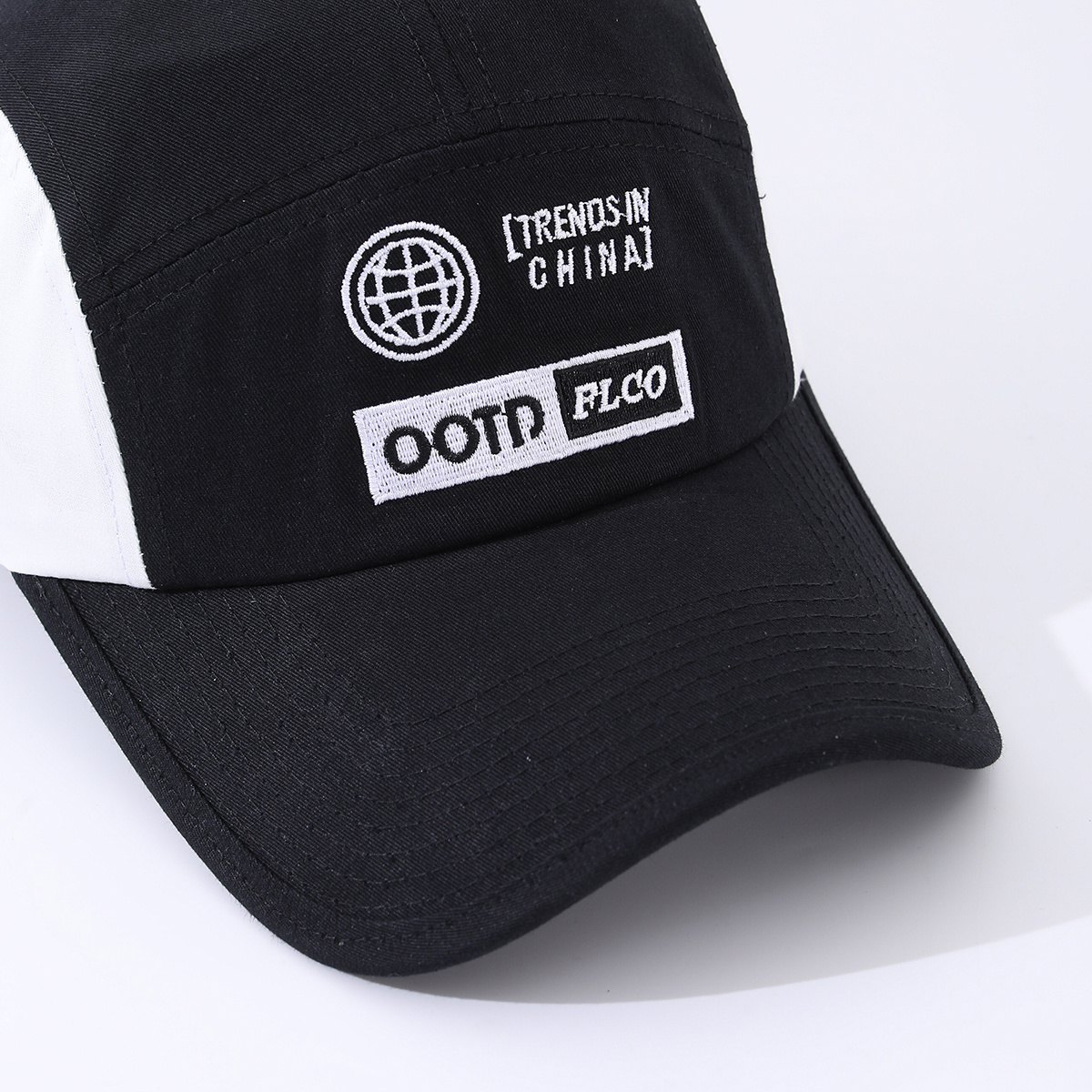 Men's Embroidered Icon Patchwork Letter Adjustable All-purpose Fashionable Baseball Cap Suitable For Outdoor Sun Protection, Hiking, Trekking And Fishing. - Image 4