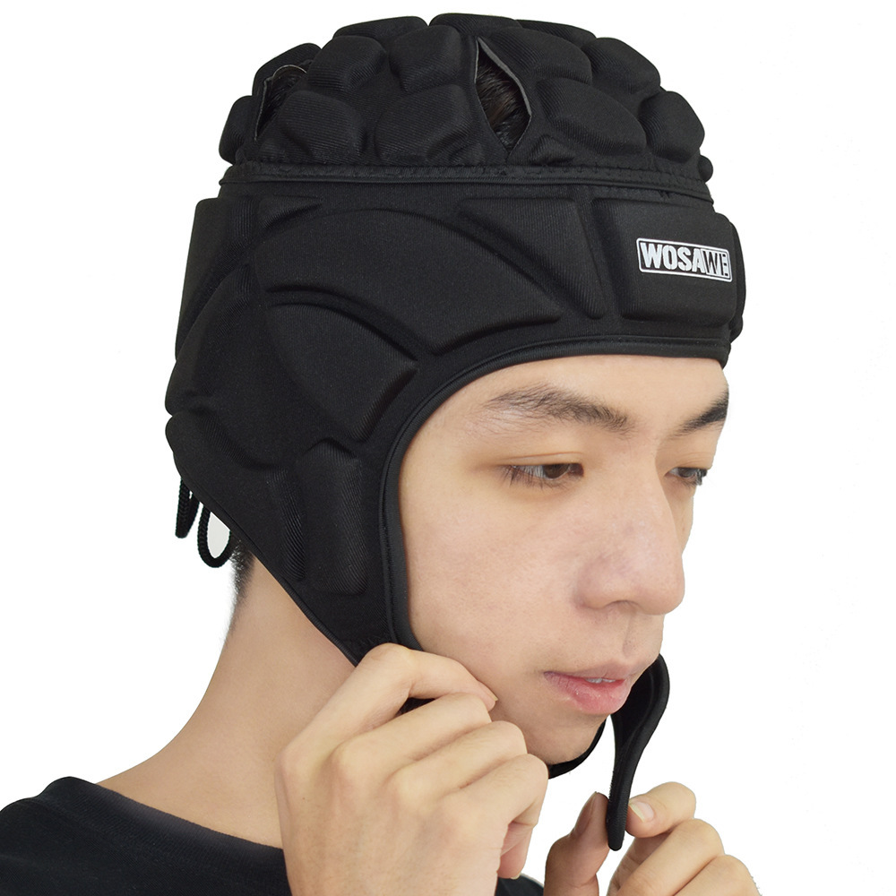 Football Goalkeeper Goalkeeper Rugby Roller Skating Snowboard Head Riding Helmet Cap - Image 6