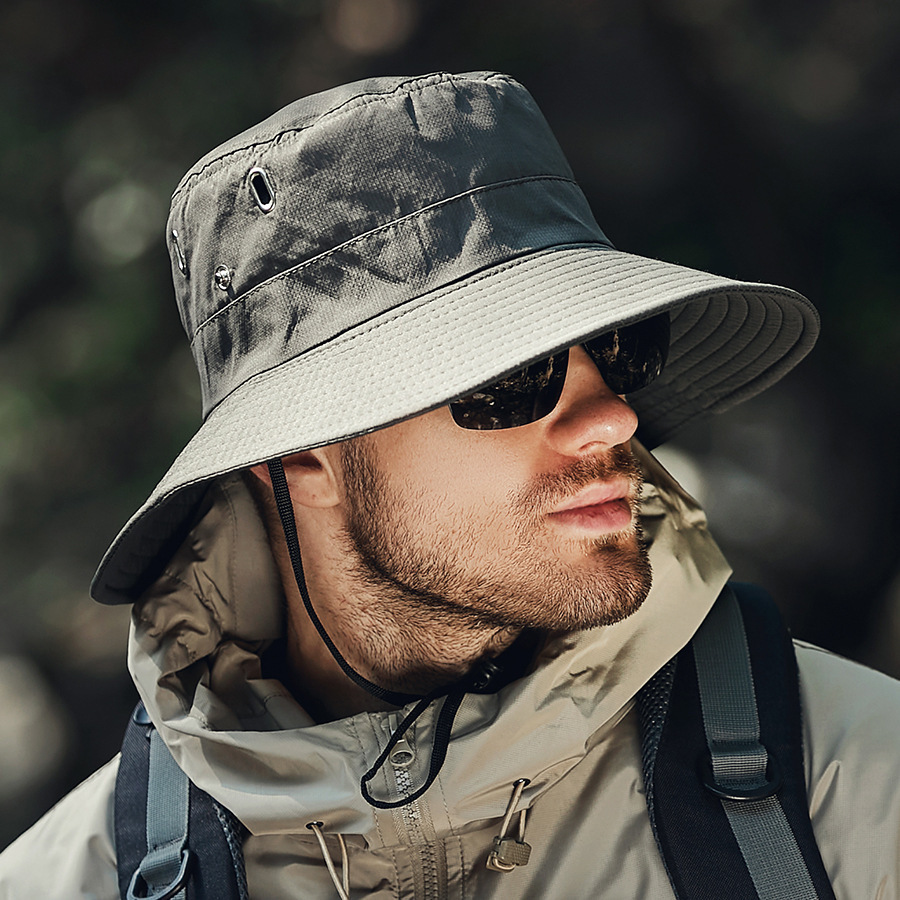 Summer New Men's Sun-shade Big Brim Sun Protection Hat - Image 8