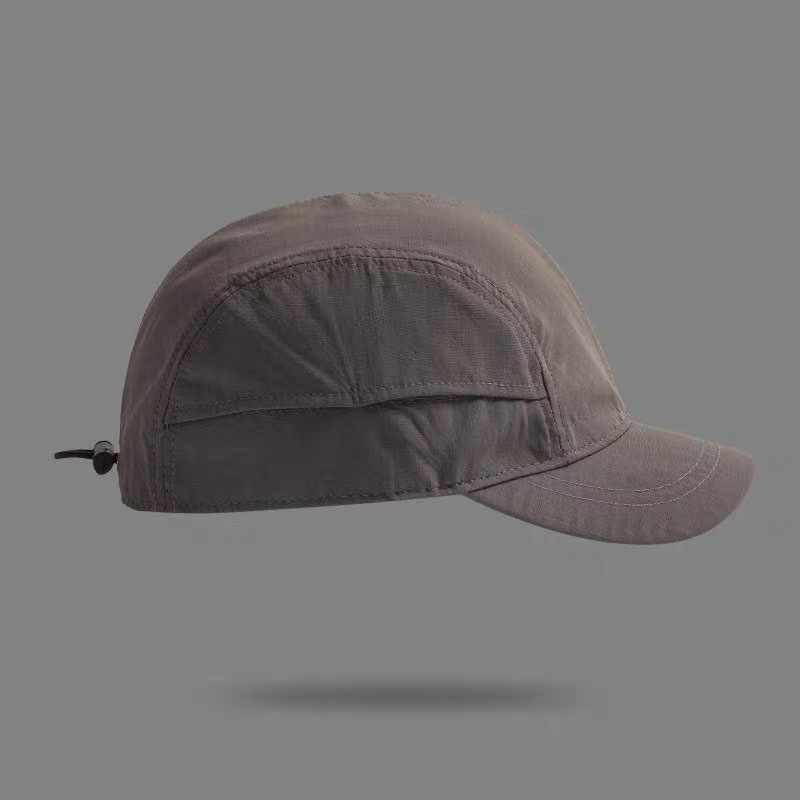 The New Men's And Women's Universal Quick-drying Lightweight Fabric With Drawstring Ventilation And Sun Protection Short Brim Baseball Cap Is Suitable For Daily Outdoor Outings. - Image 2