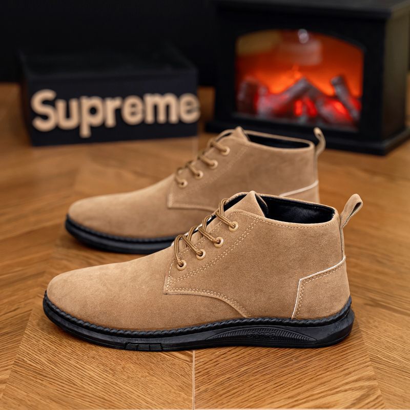 British Style Outdoor Student Casual High-top All-matching Trendy Men's Martin Boots - Image 7